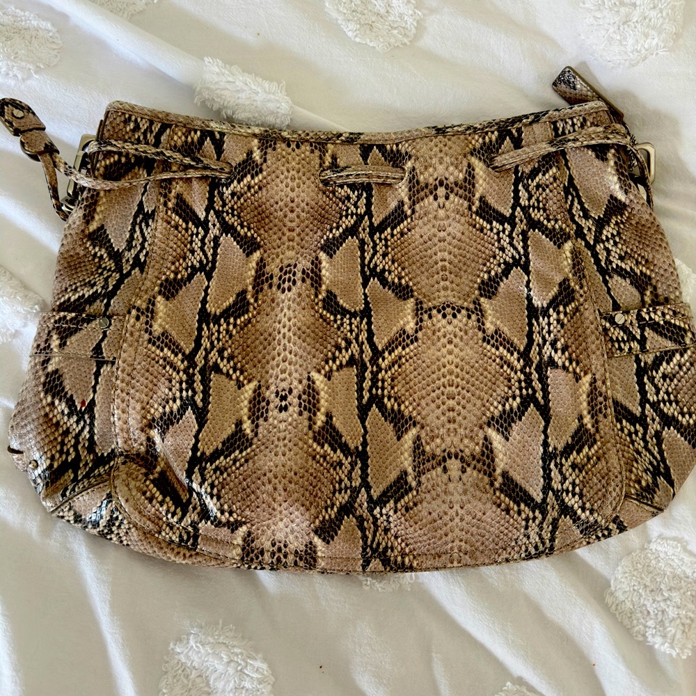 Cole Haan Python Print Handbag - image 1
